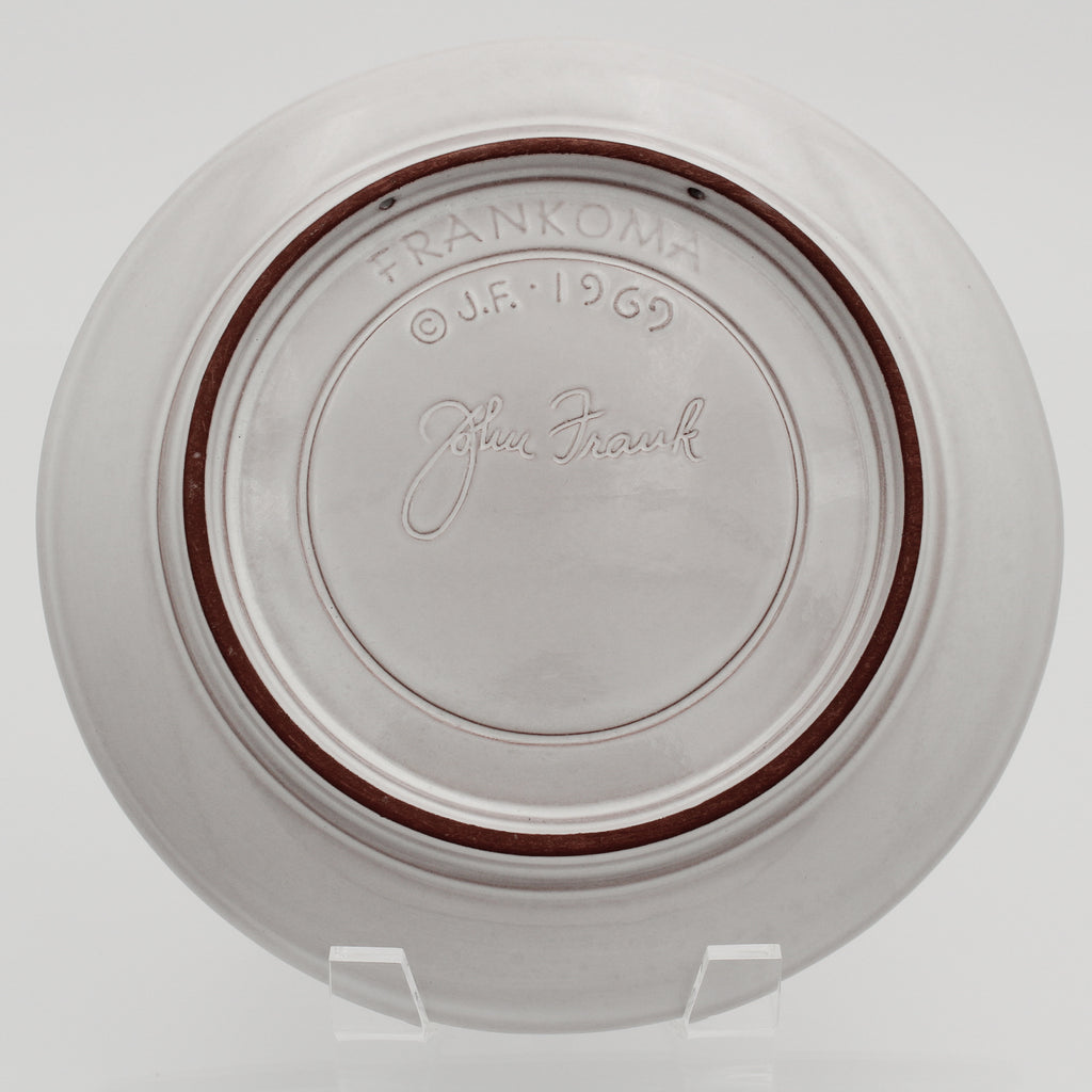 Frankoma 1969 Christmas Plate – Laid in a Manger by John Frank