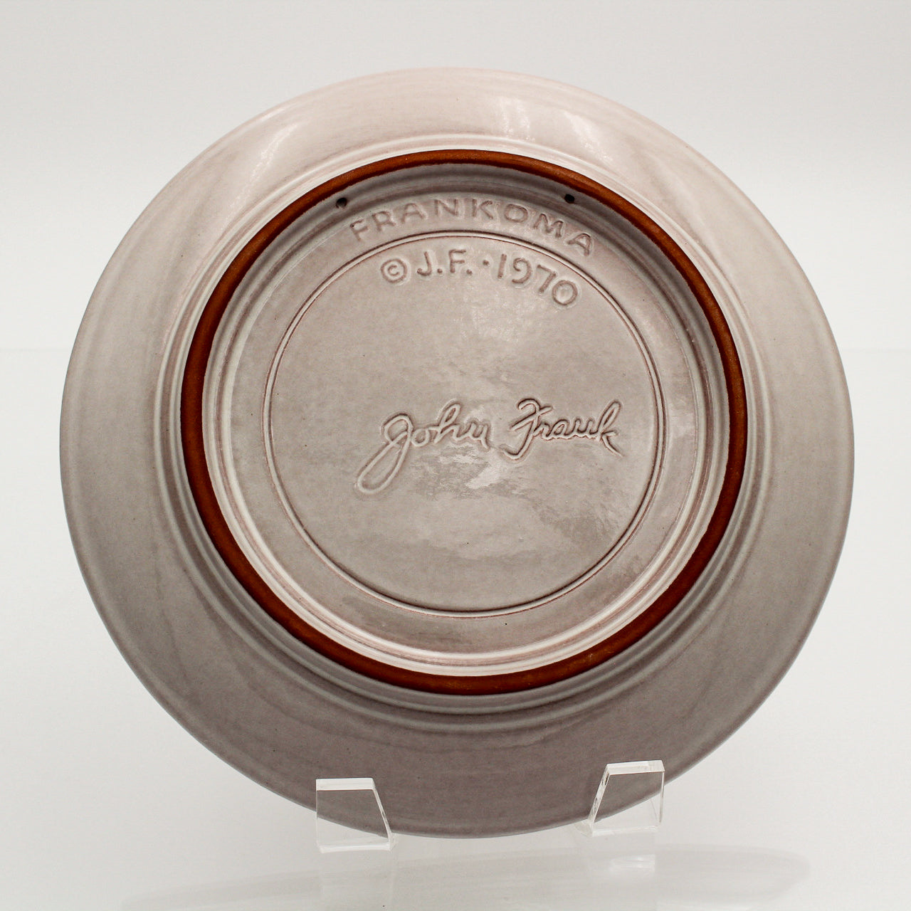 Frankoma 1970 Christmas Plate – King of Kings by John Frank