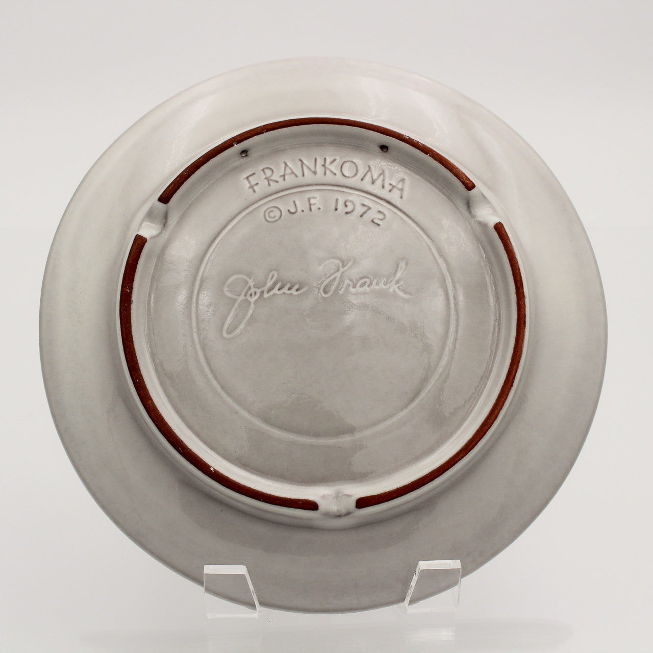 Frankoma 1972 Christmas Plate – Seeking the Christ Child by John Frank