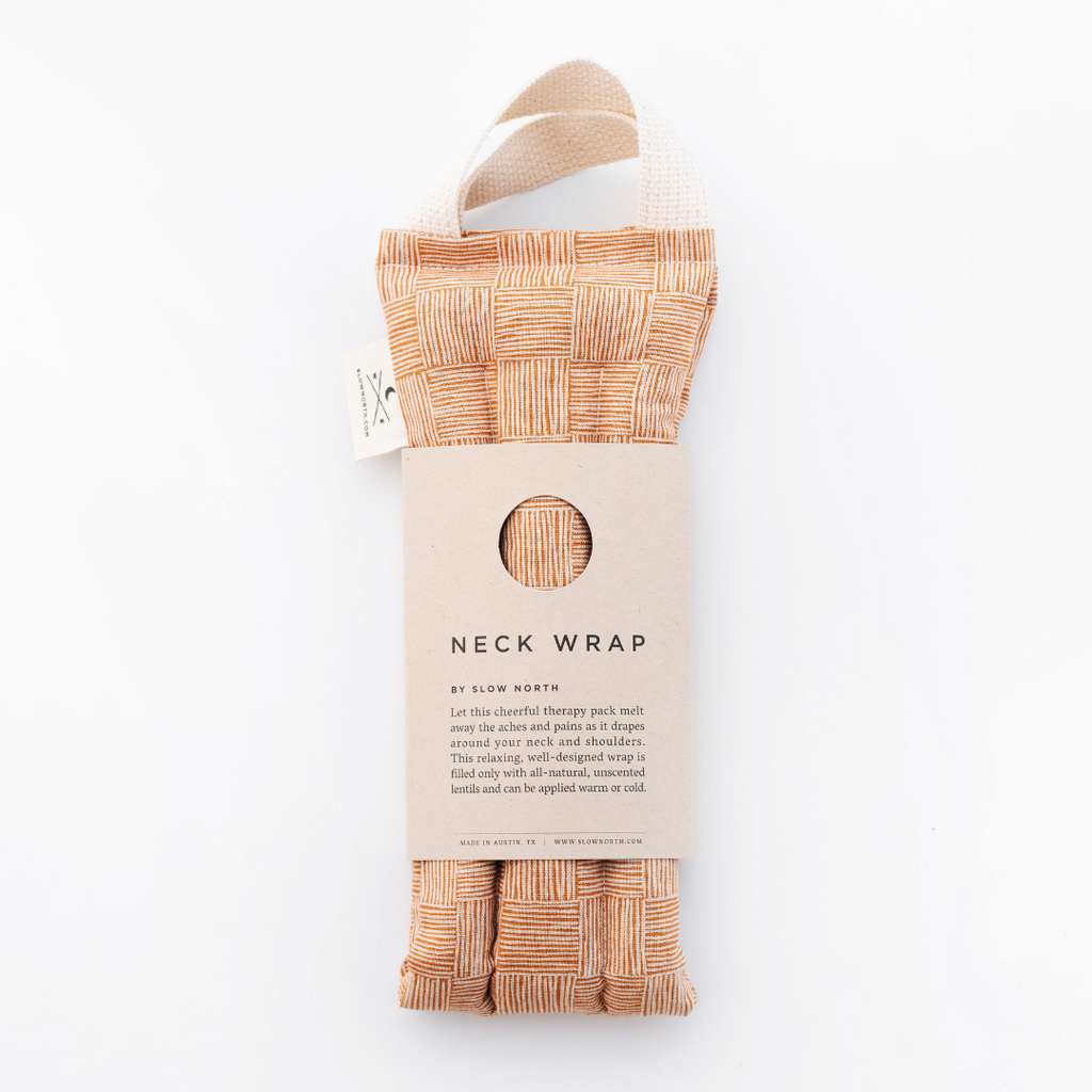 Eye Mask + Neck Wrap Bundle - Copper Fields