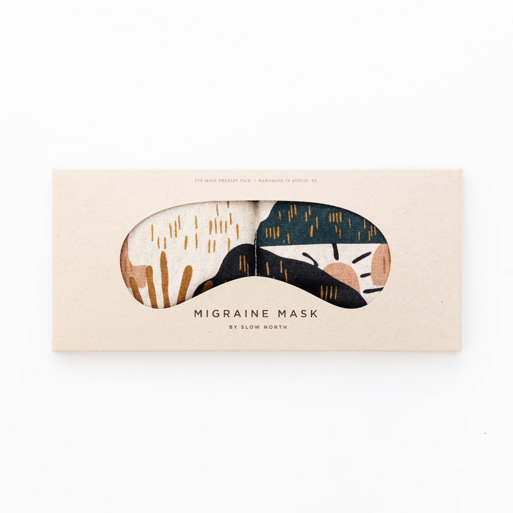 Eye Mask + Neck Wrap Bundle - Rainbow Hill