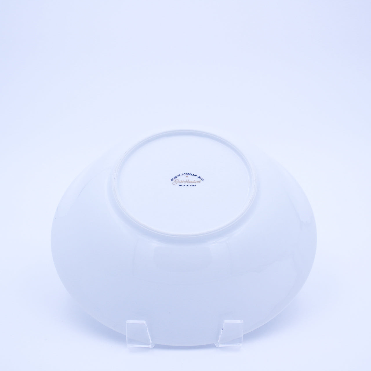 Gold Standard GST1 Porcelain Serving Bowl – Pink Rosebud Silver Edge Vintage