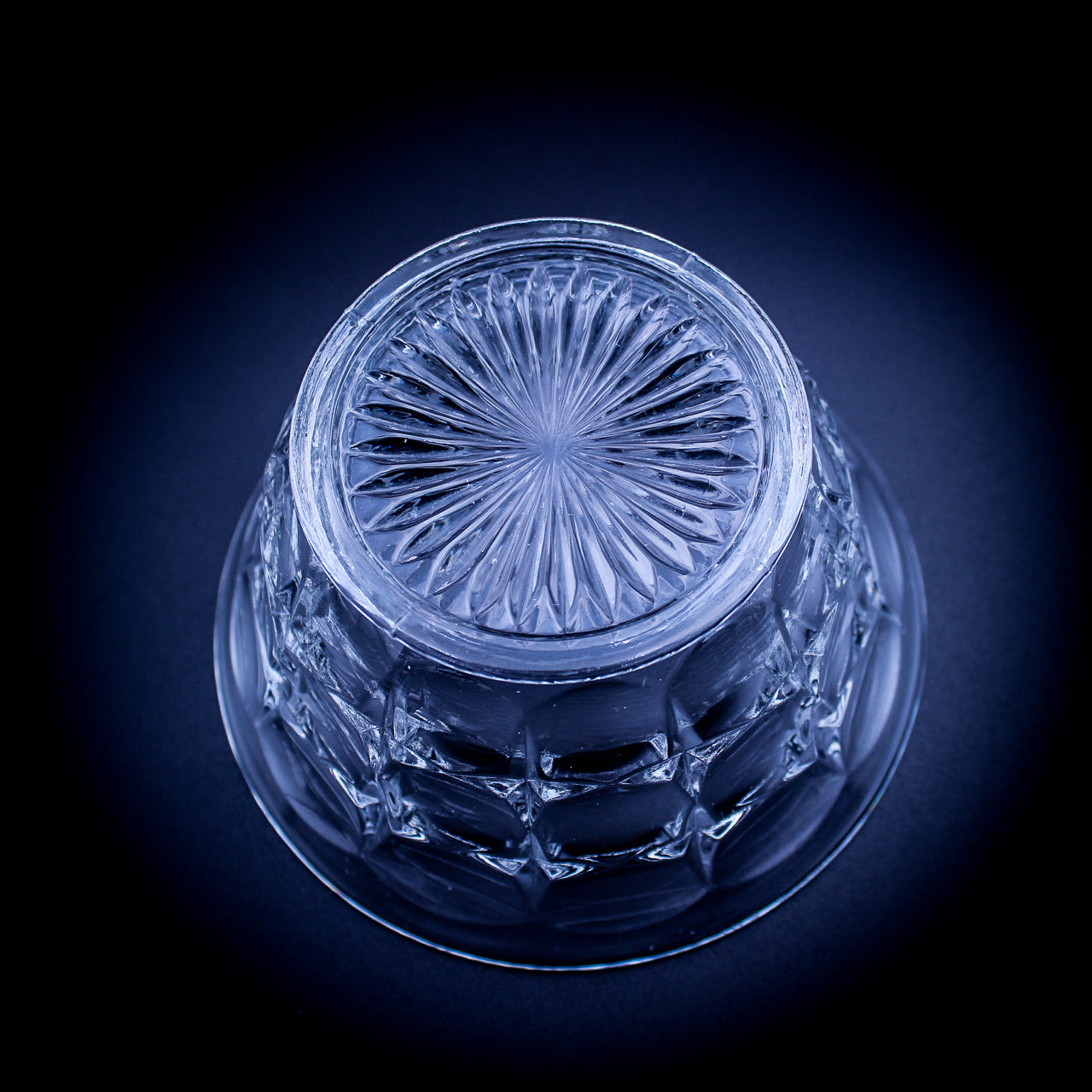 Rare Indiana Glass Mayonnaise Bowl – 1960 Constellation Pattern, Clear