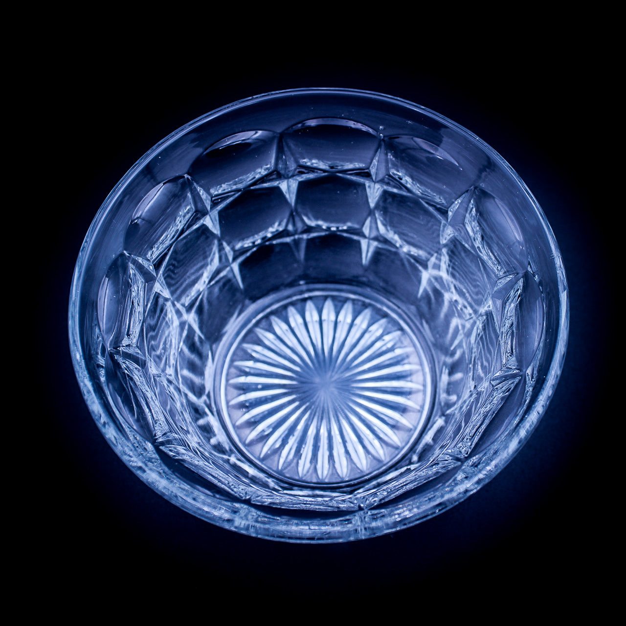 Rare Indiana Glass Mayonnaise Bowl – 1960 Constellation Pattern, Clear