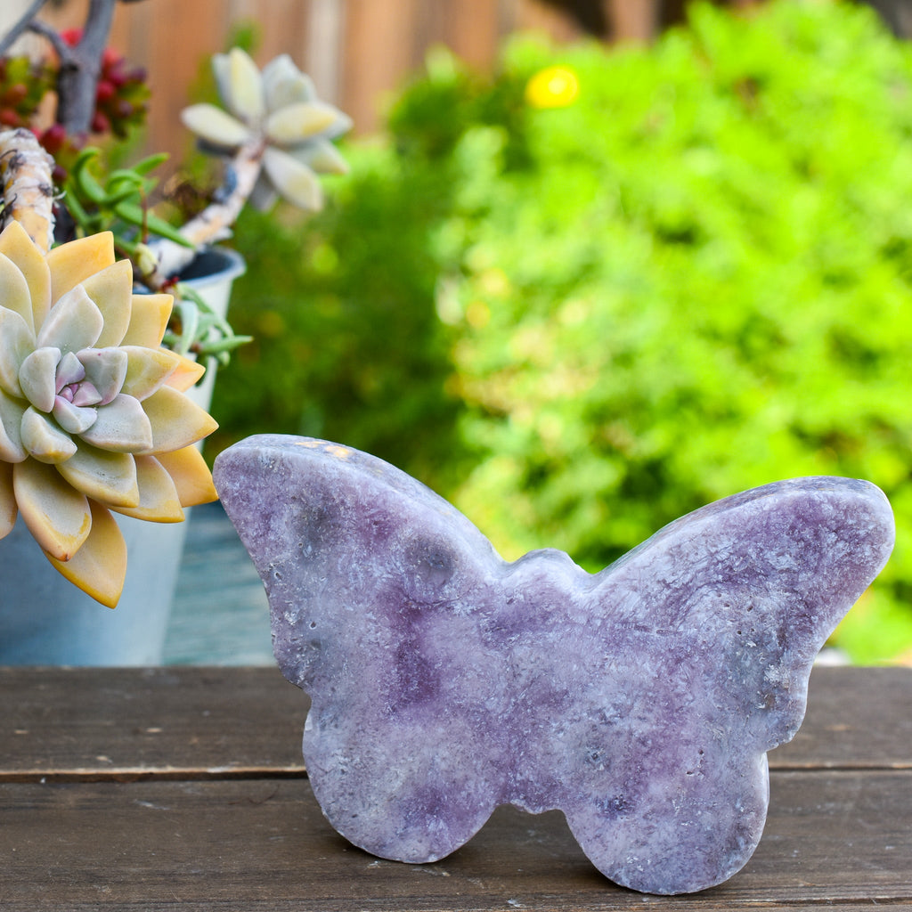 Pink Amethyst Butterfly