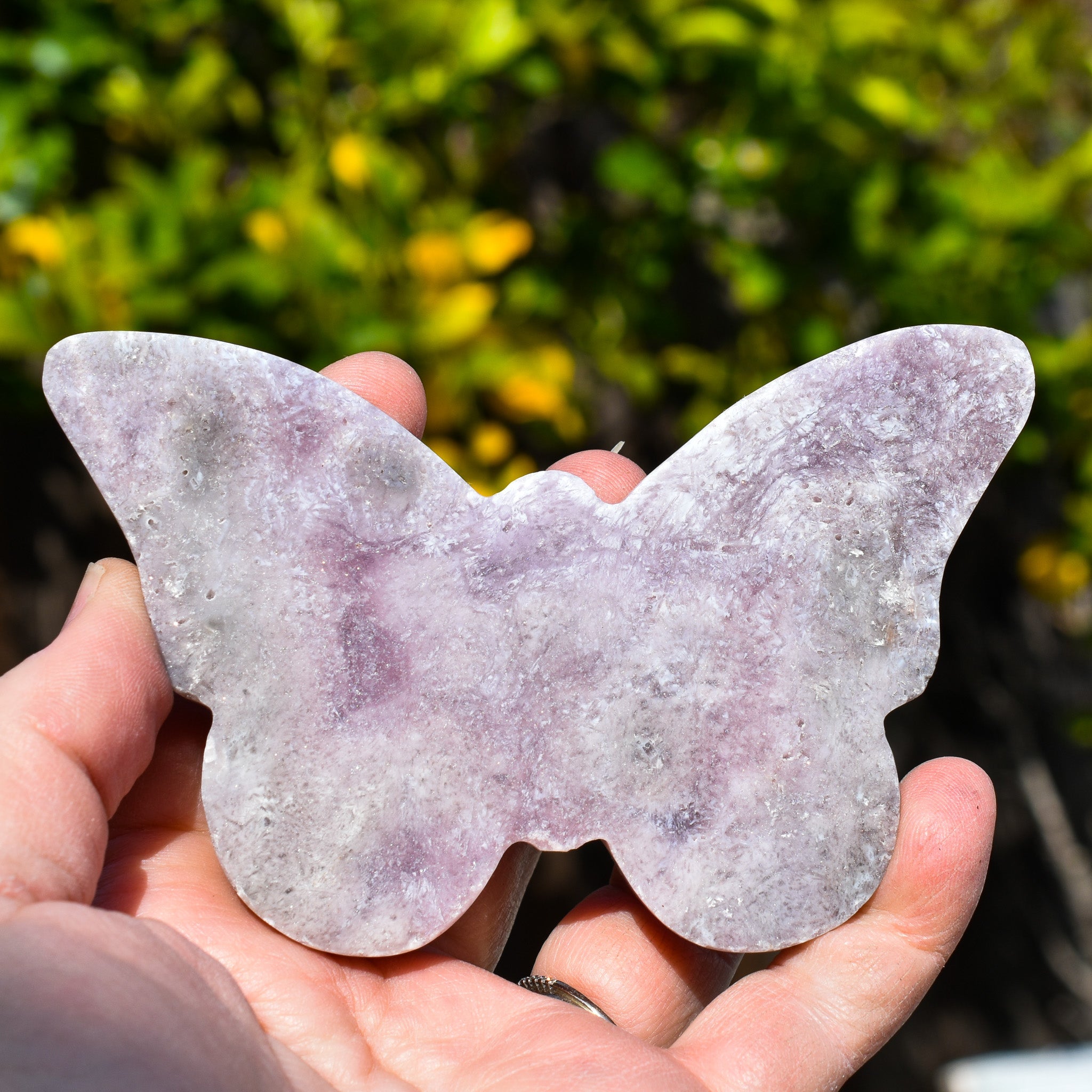 Pink Amethyst Butterfly