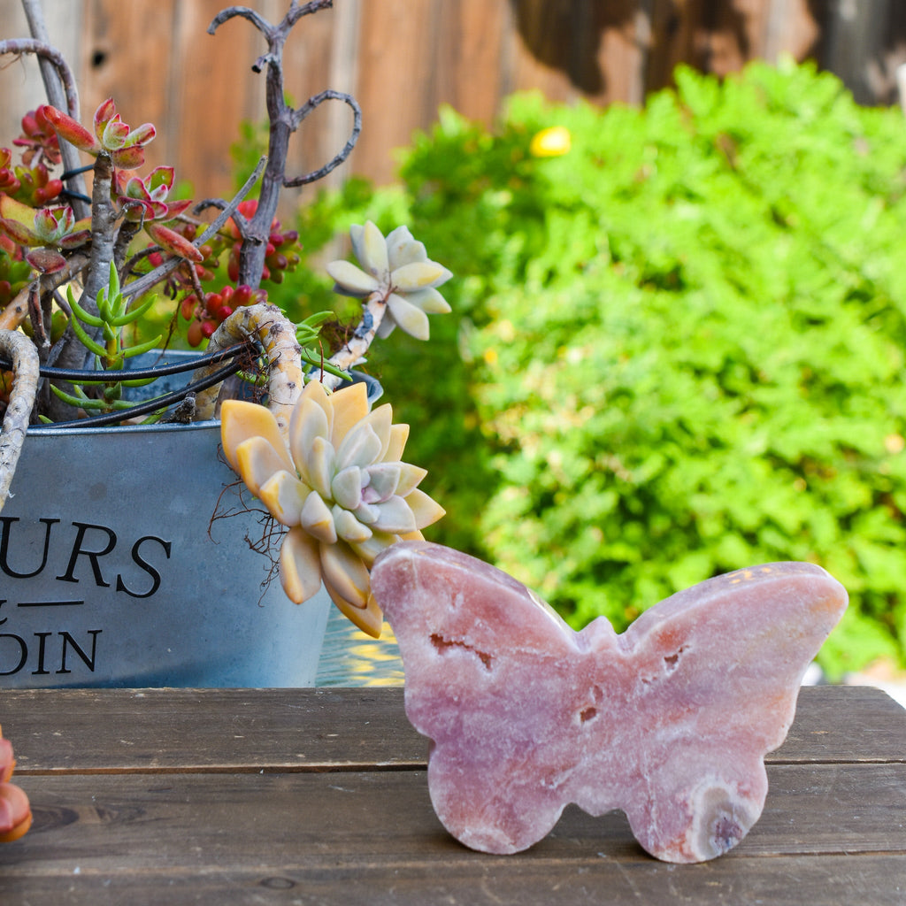 Pink Amethyst Butterfly