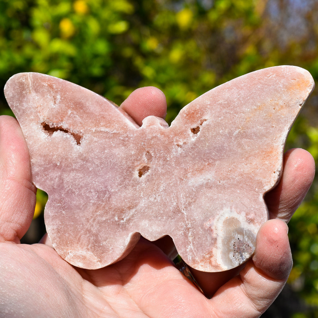 Pink Amethyst Butterfly