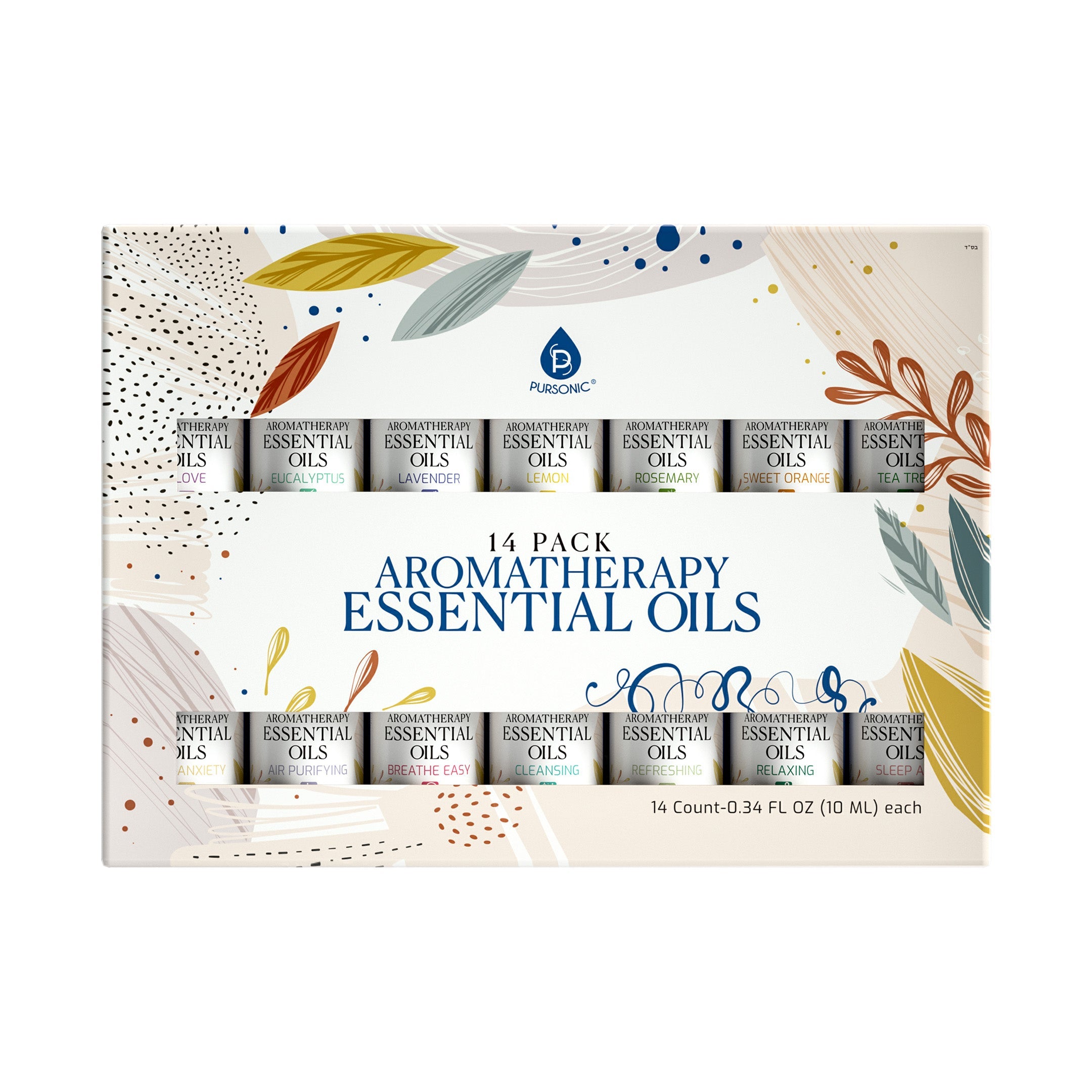 14 pack aromatherapy essential oil gift set