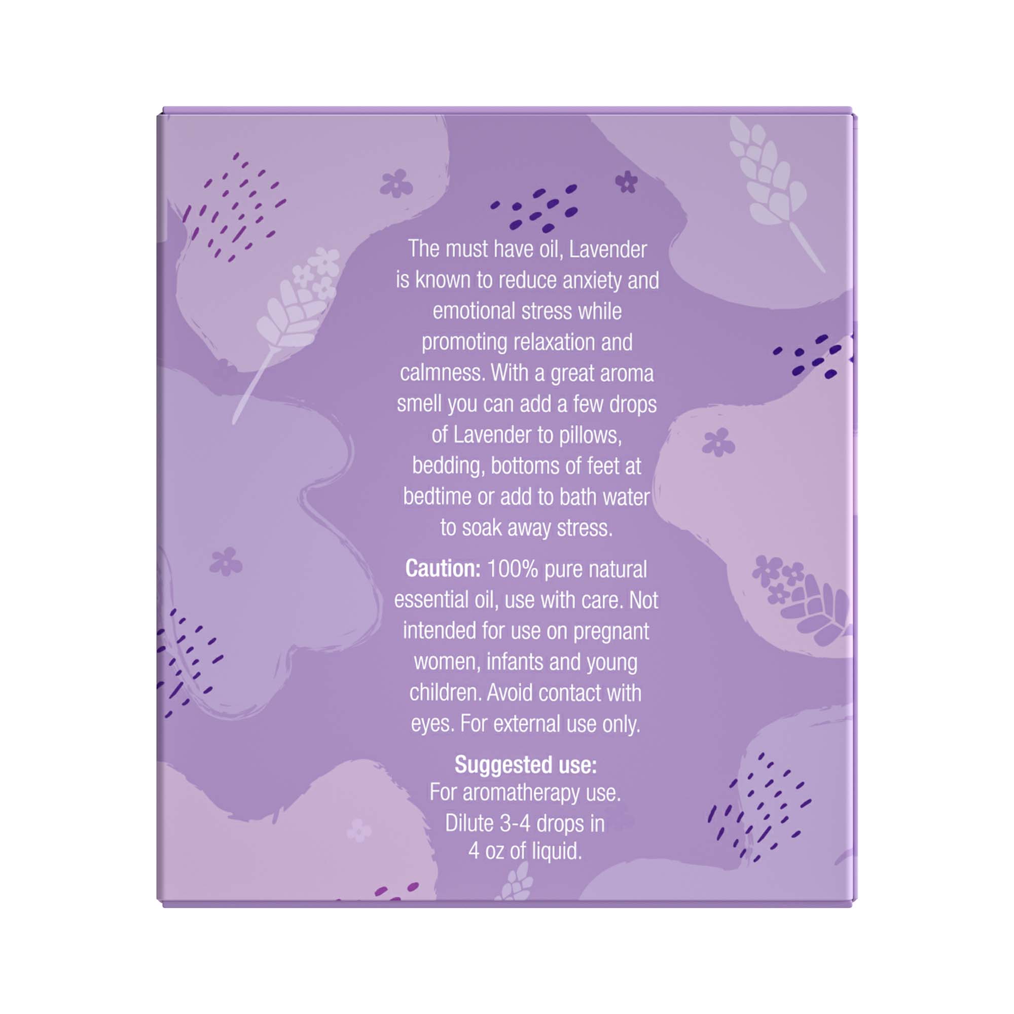 Pursonic 100% Natural Lavender Essential Oils, Pro Therapeutic Grade - 2 Count 30ML Each