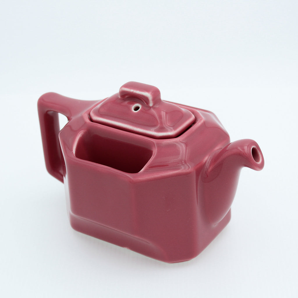 Hall China Pink Teapot – T-Ball 3273 with Tea Bag Holders