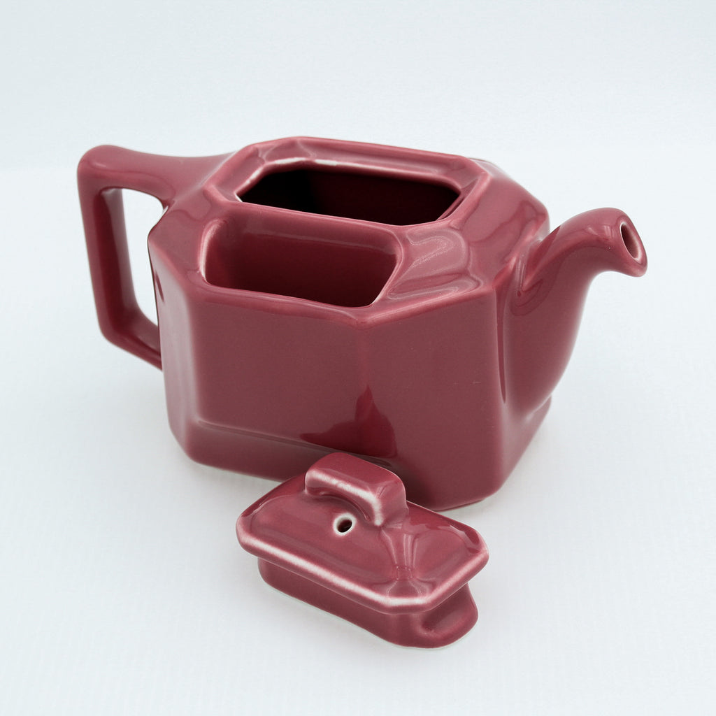 Hall China Pink Teapot – T-Ball 3273 with Tea Bag Holders