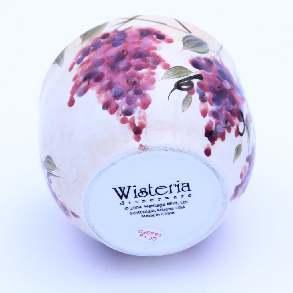 Wisteria Sugar Bowl & Creamer Set – Heritage Mint – Vintage Floral Elegance