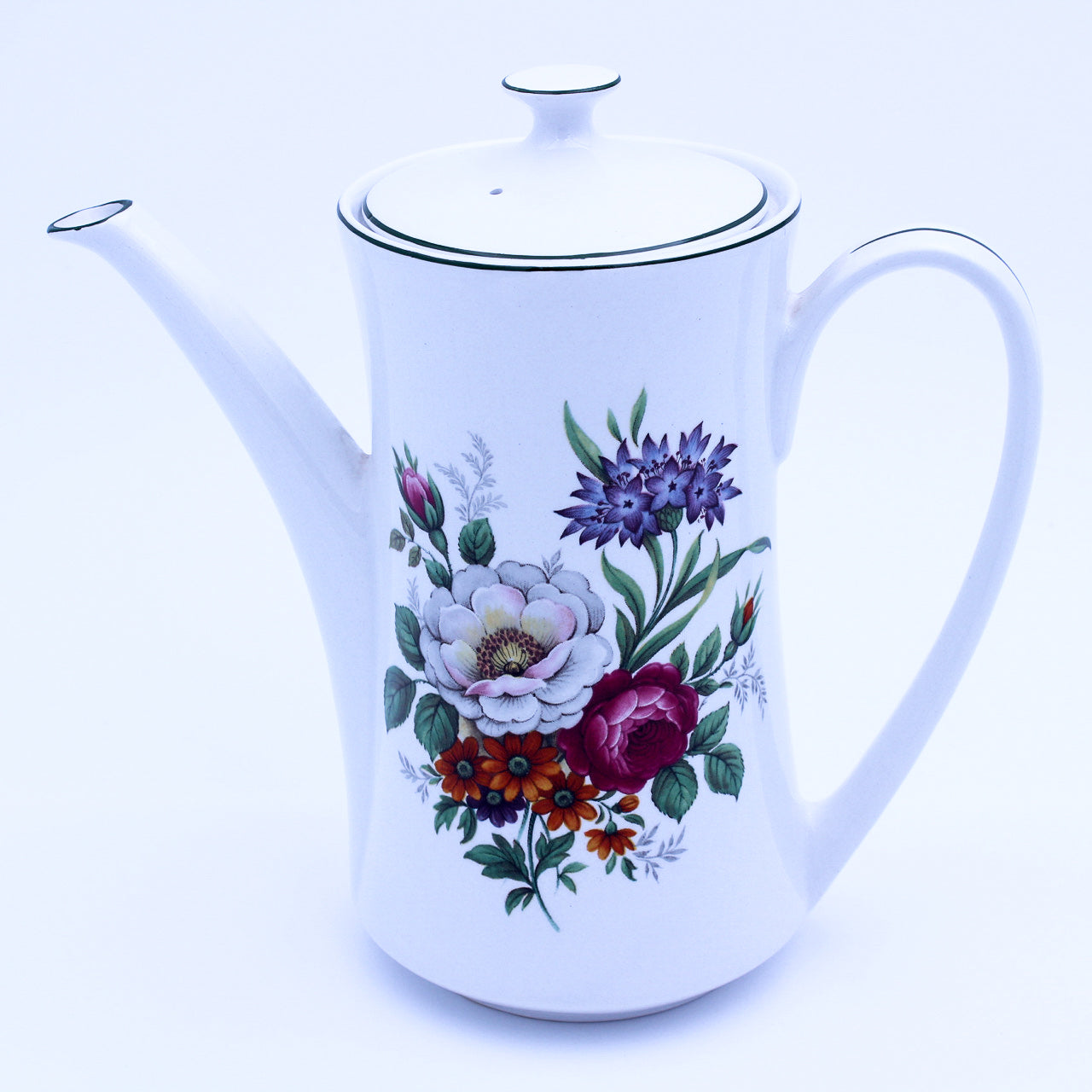 Ponesta Floral Bouquet 15pc Porcelain Demitasse Coffee Set