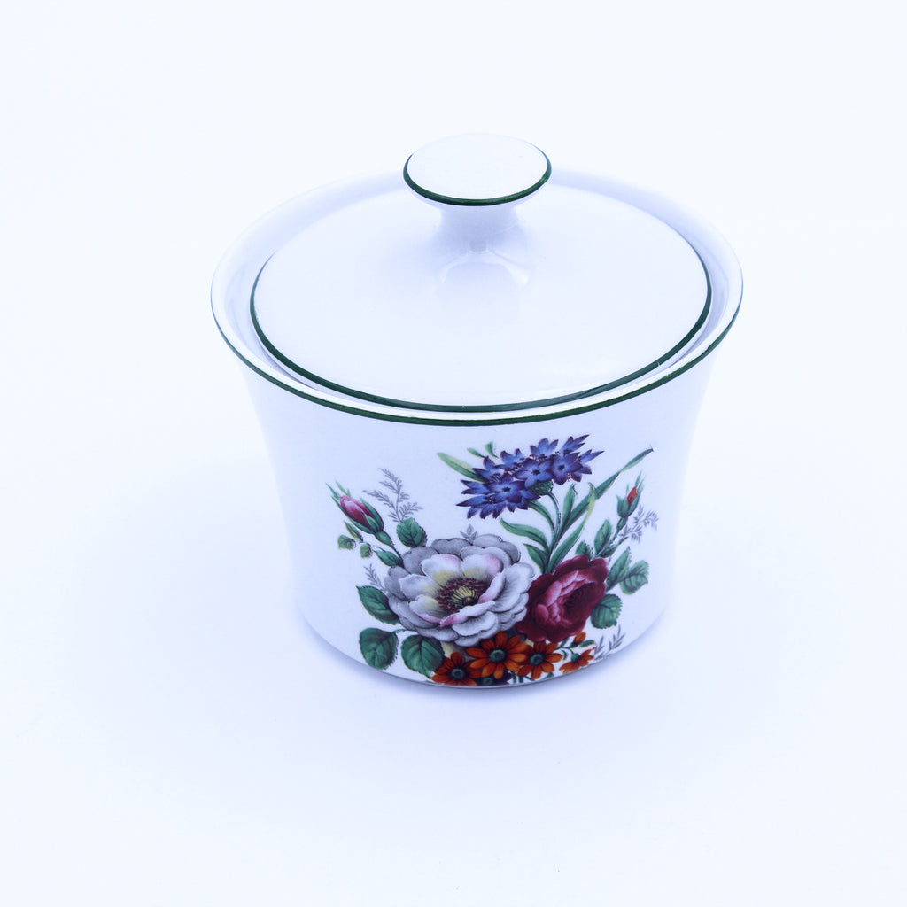 Ponesta Floral Bouquet 15pc Porcelain Demitasse Coffee Set