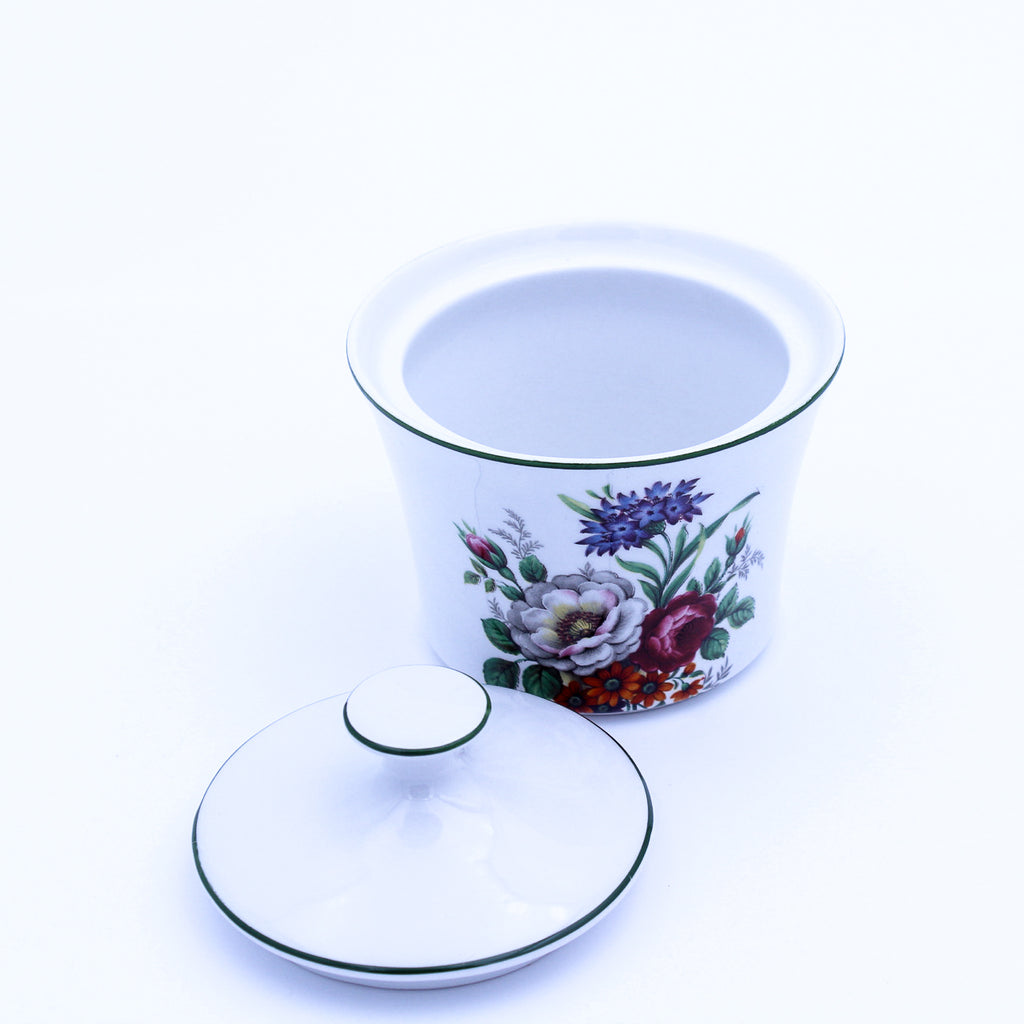 Ponesta Floral Bouquet 15pc Porcelain Demitasse Coffee Set