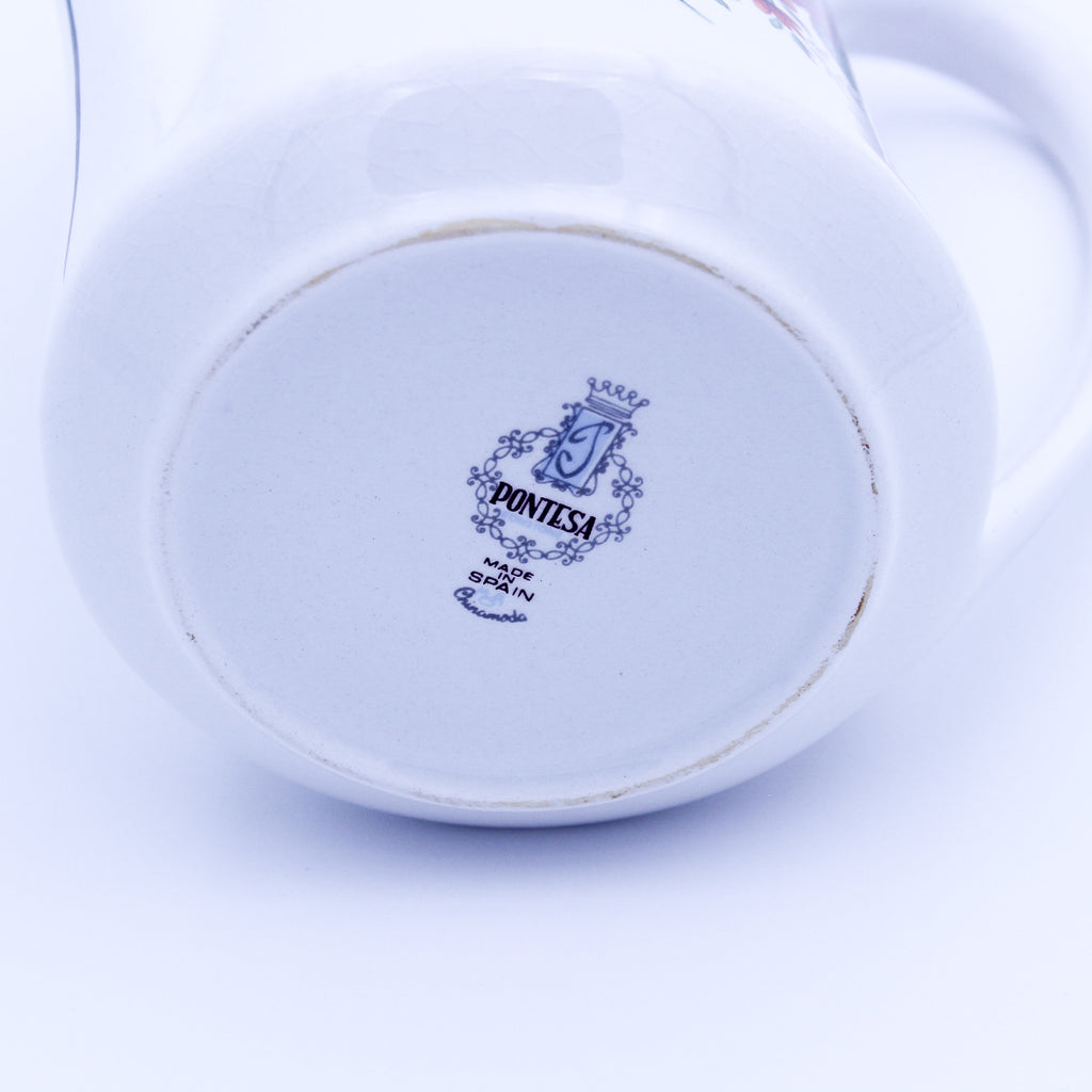 Ponesta Floral Bouquet 15pc Porcelain Demitasse Coffee Set