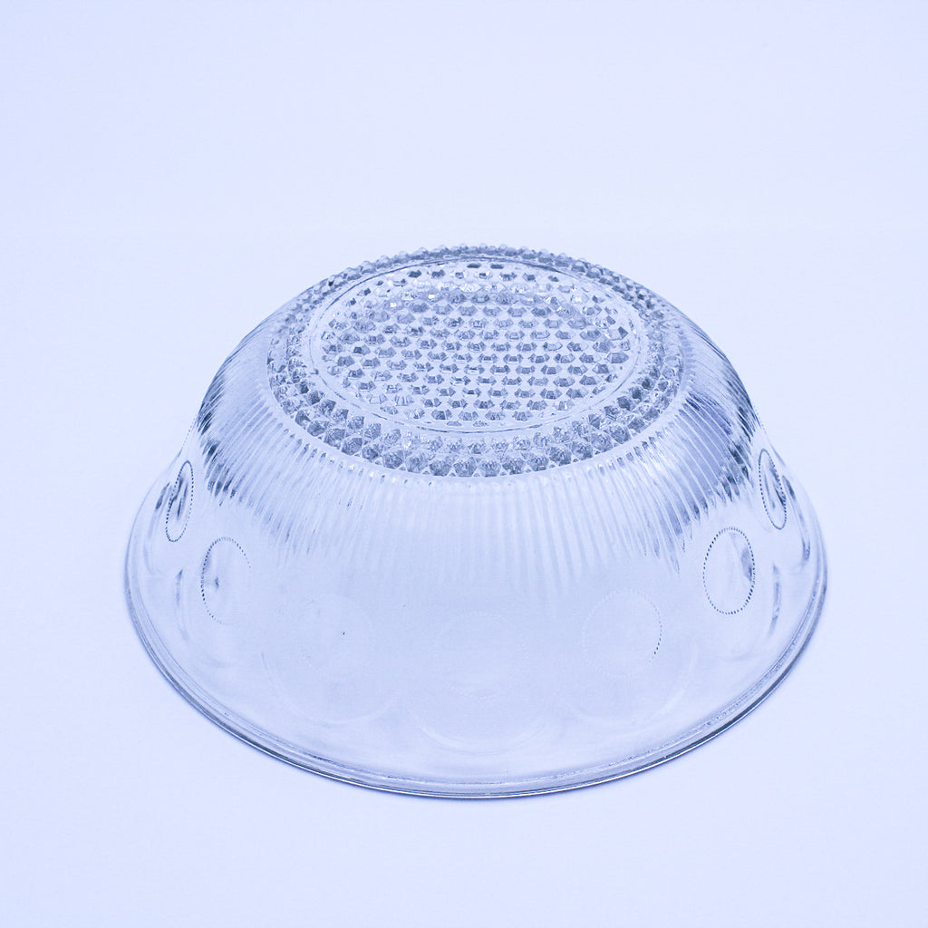 Vintage US Glass Manhattan Bullseye Clear Bowls 8.5" – Set of 2