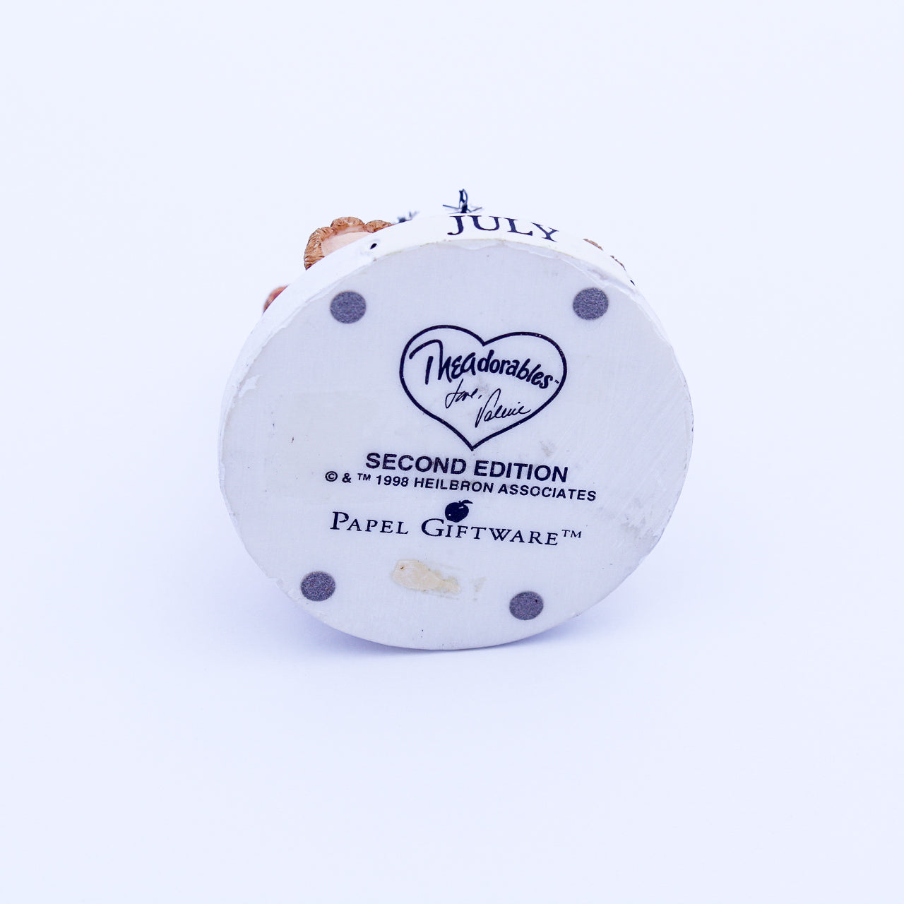 1998 July Bear by Papel – Theadorables Second Edition Figurine