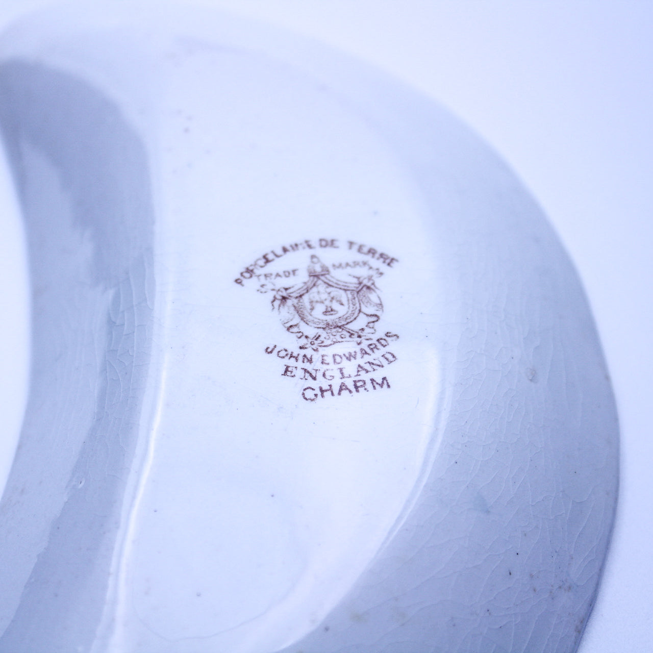 Vintage Kemple Milk Glass Openwork Plate w/ Romantic Scene