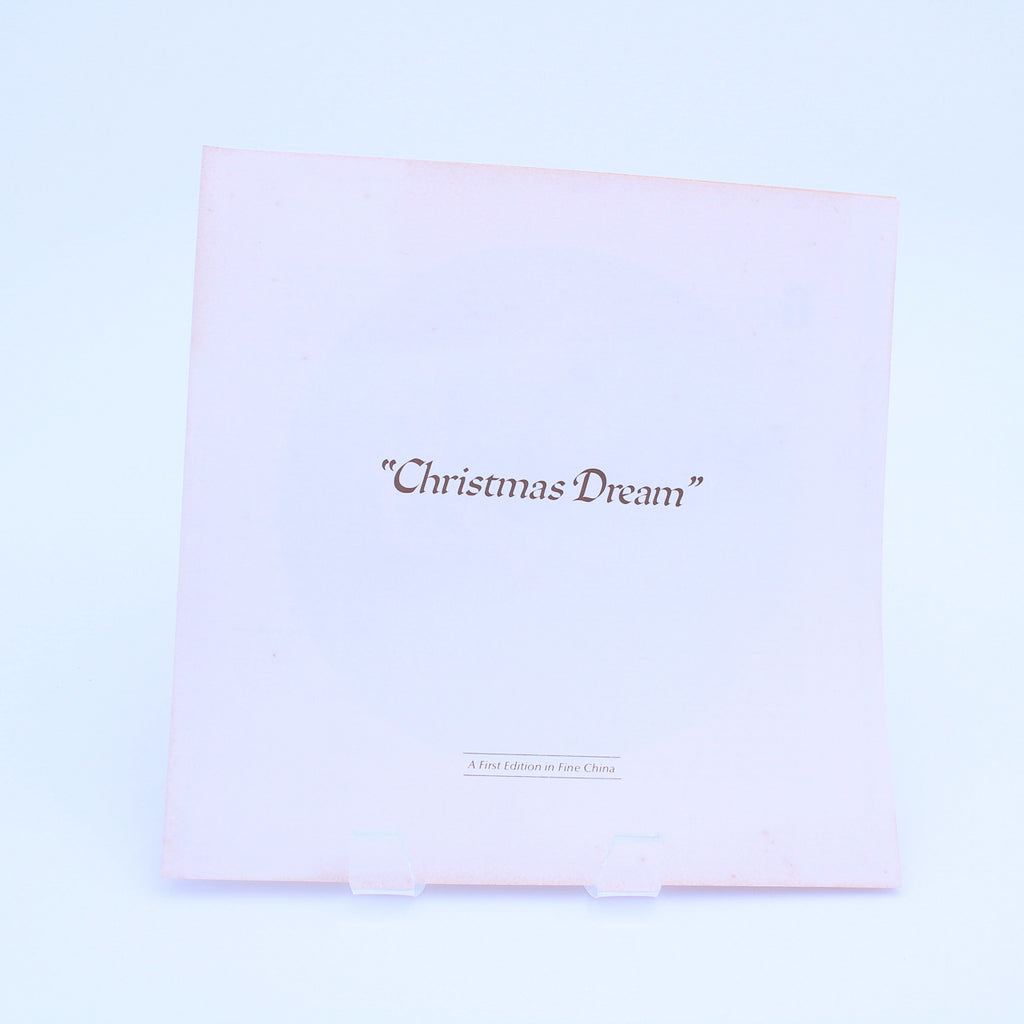 Norman Rockwell Plate – Christmas Dream – Knowles Heritage – COA & Box – 1978