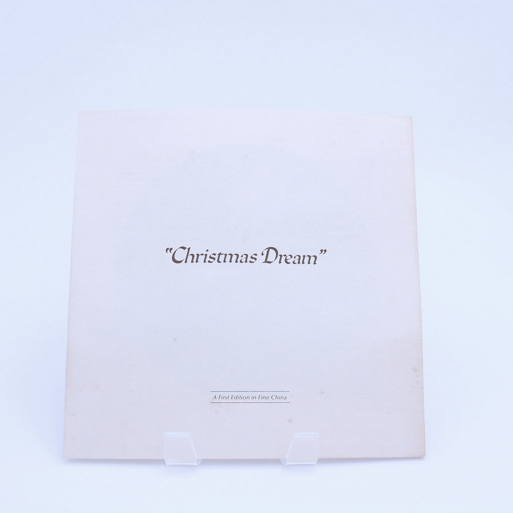 Norman Rockwell Plate – Christmas Dream – Knowles Heritage – COA & Box – 1978