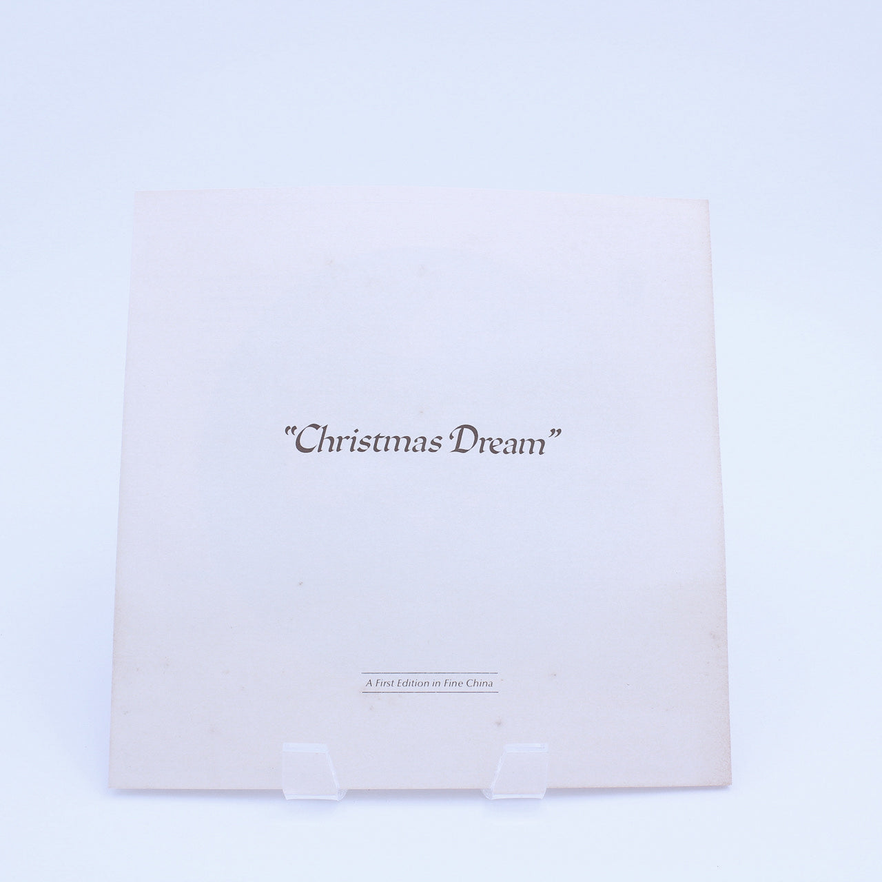 Norman Rockwell Plate – Christmas Dream – Knowles Heritage – COA & Box – 1978