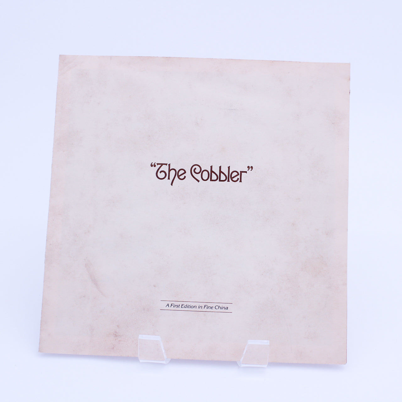 Norman Rockwell Plate – The Cobbler – Knowles Heritage – COA & Box – 1978