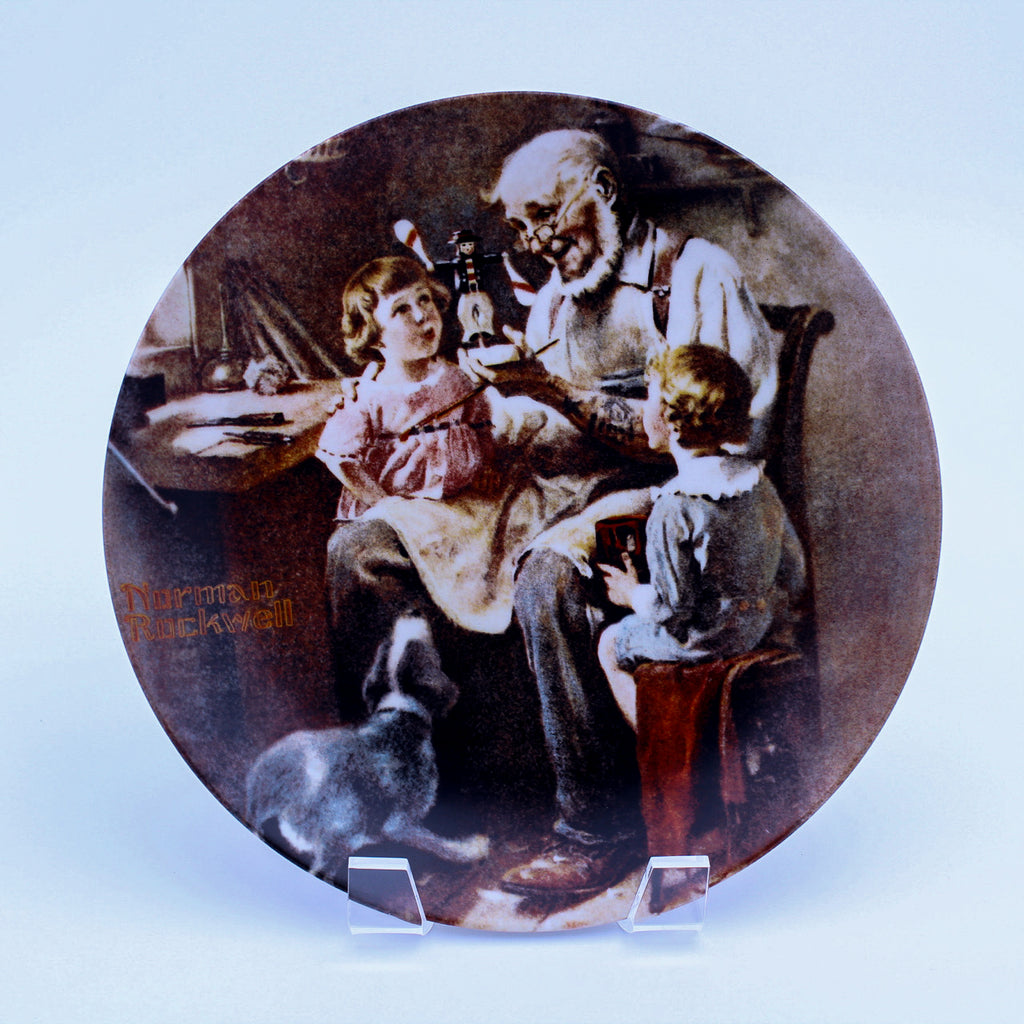 Norman Rockwell Plate – The Toy Maker – Knowles Heritage – Insert & Box – 1977