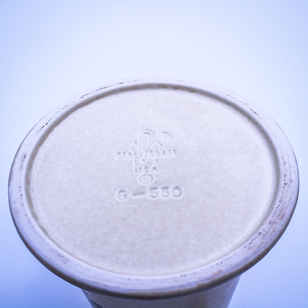 Pfaltzgraff Village Coffee Pot & Napkin Holder – Beige Floral Stoneware