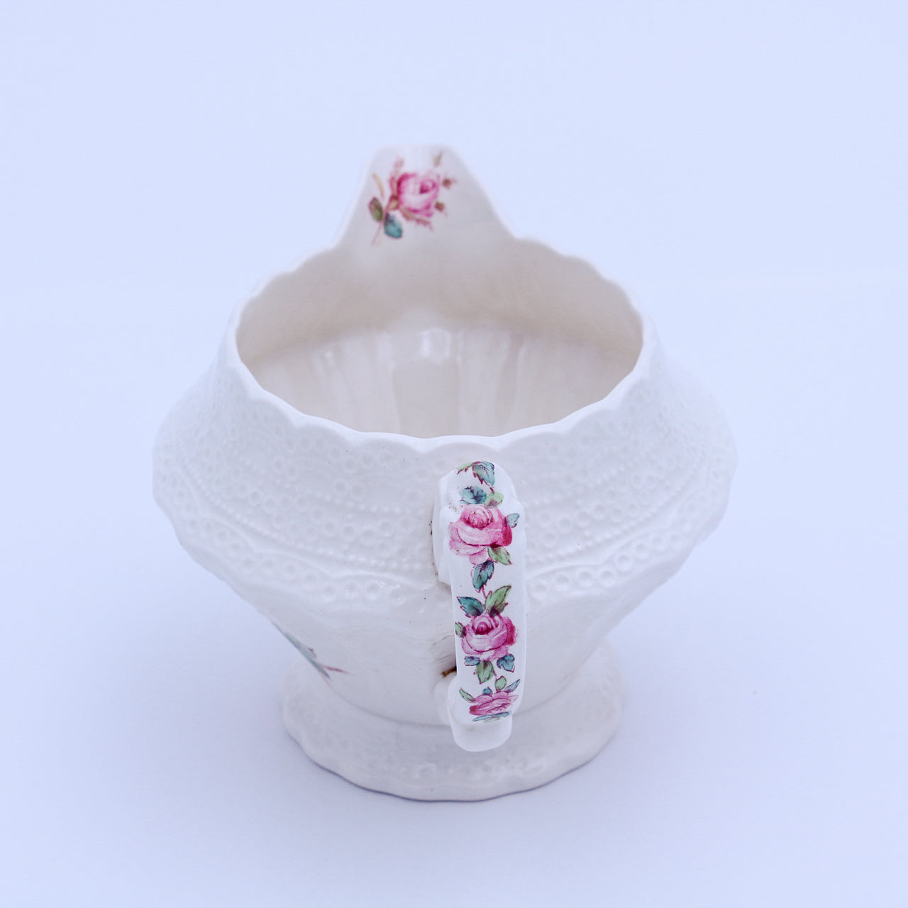 Spode Jewel Copeland Heath & Rose Creamer #70392 – Vintage China