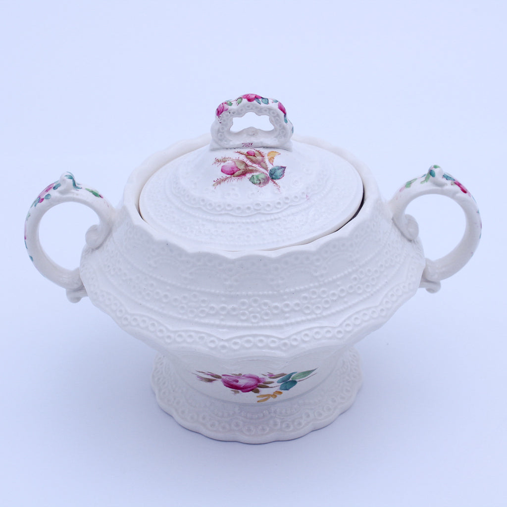 Spode Jewel Copeland Heath & Rose Sugar Bowl #70392 – Vintage China