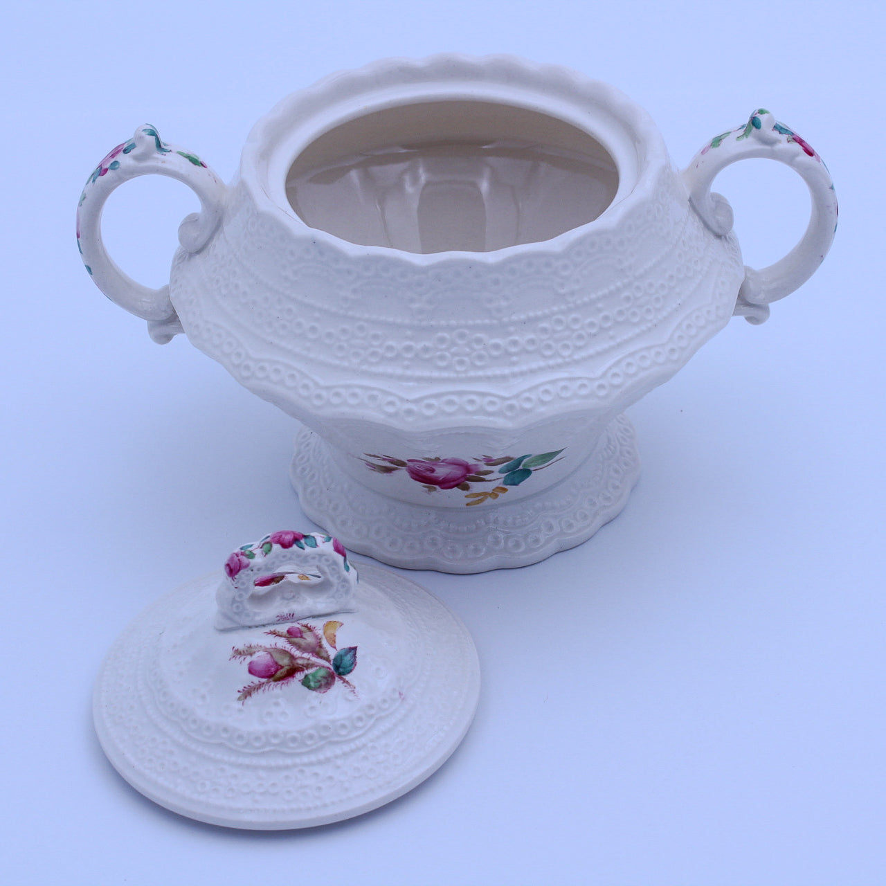 Spode Jewel Copeland Heath & Rose Sugar Bowl #70392 – Vintage China