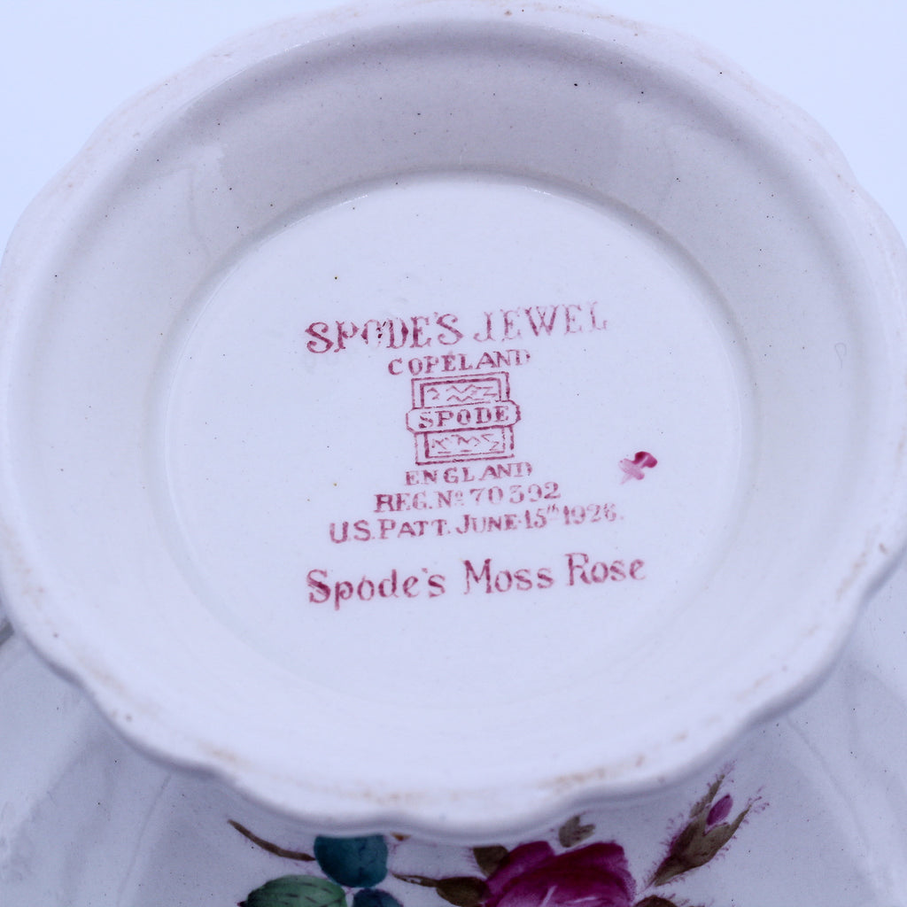 Spode Jewel Copeland Heath & Rose Sugar Bowl #70392 – Vintage China
