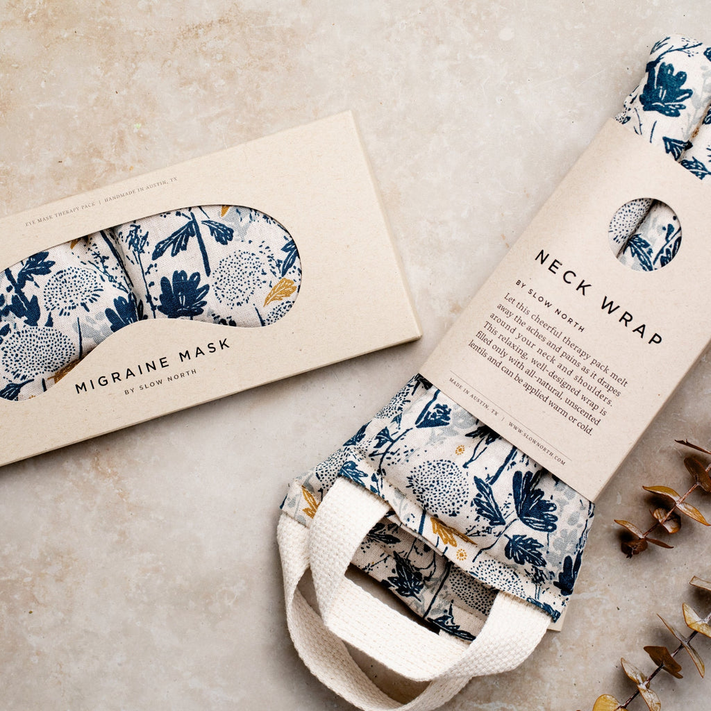 Eye Mask + Neck Wrap Bundle - Wander Field