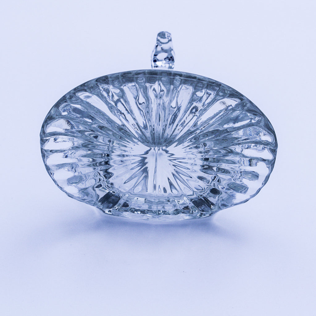 Vintage AVON 1979 Glass Turkey Tealight Holder Thanksgiving Decor