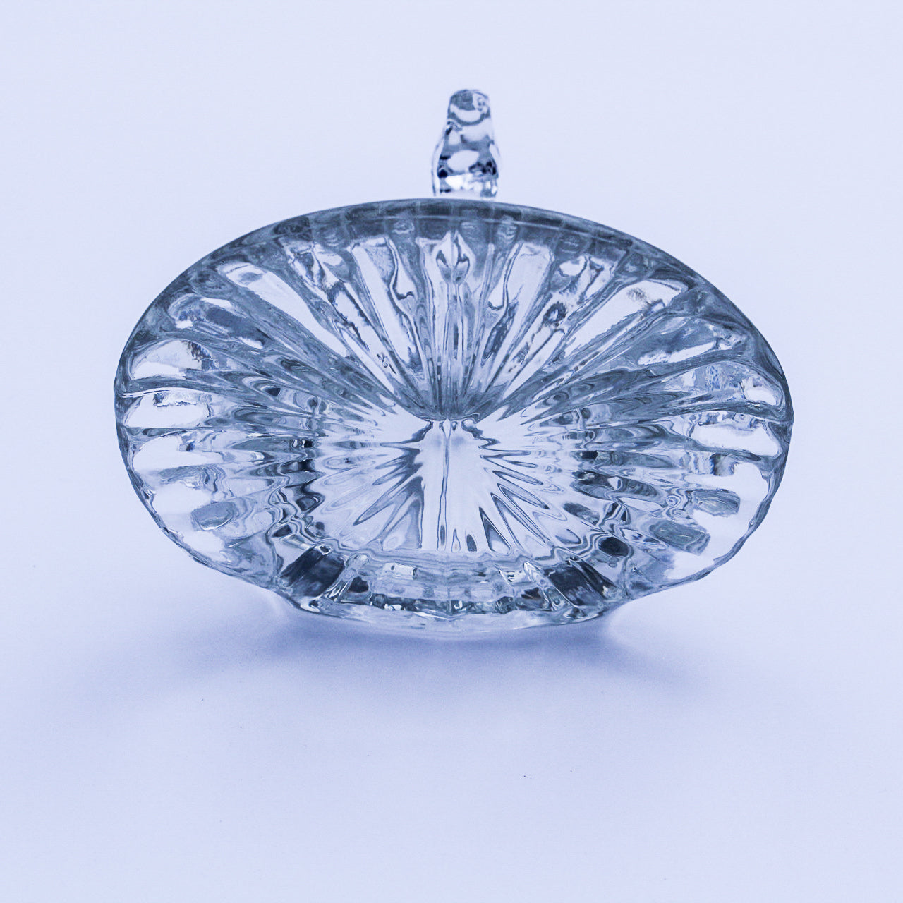 Vintage AVON 1979 Glass Turkey Tealight Holder Thanksgiving Decor