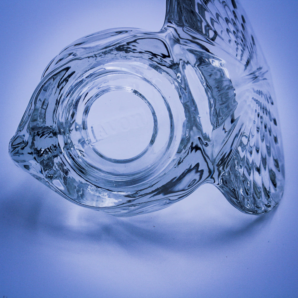 Vintage AVON 1979 Glass Turkey Tealight Holder Thanksgiving Decor