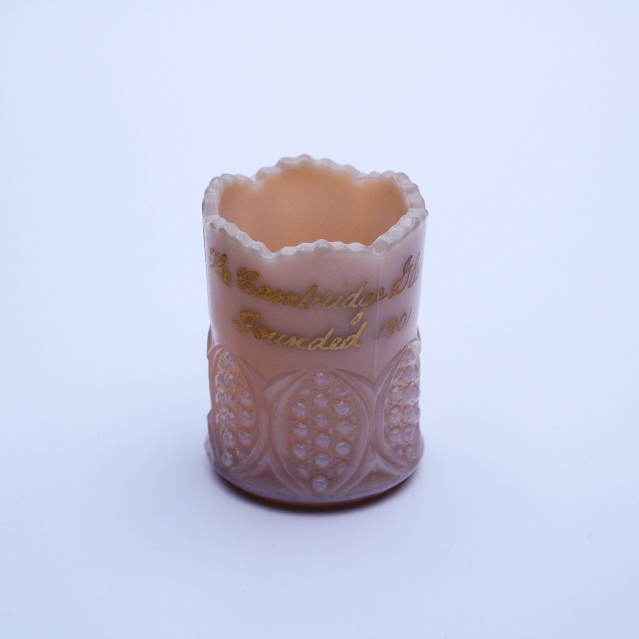 Set of 2 Vintage Fenton Pink Iridescent Toothpick Holders – Cambridge Glass