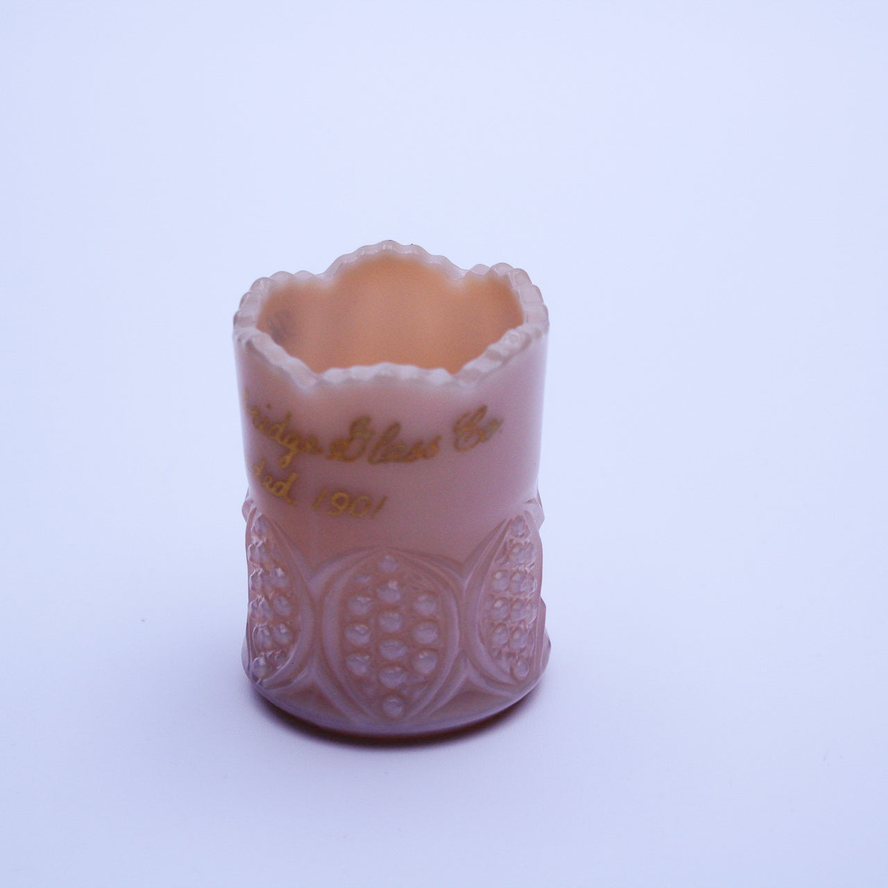 Set of 2 Vintage Fenton Pink Iridescent Toothpick Holders – Cambridge Glass