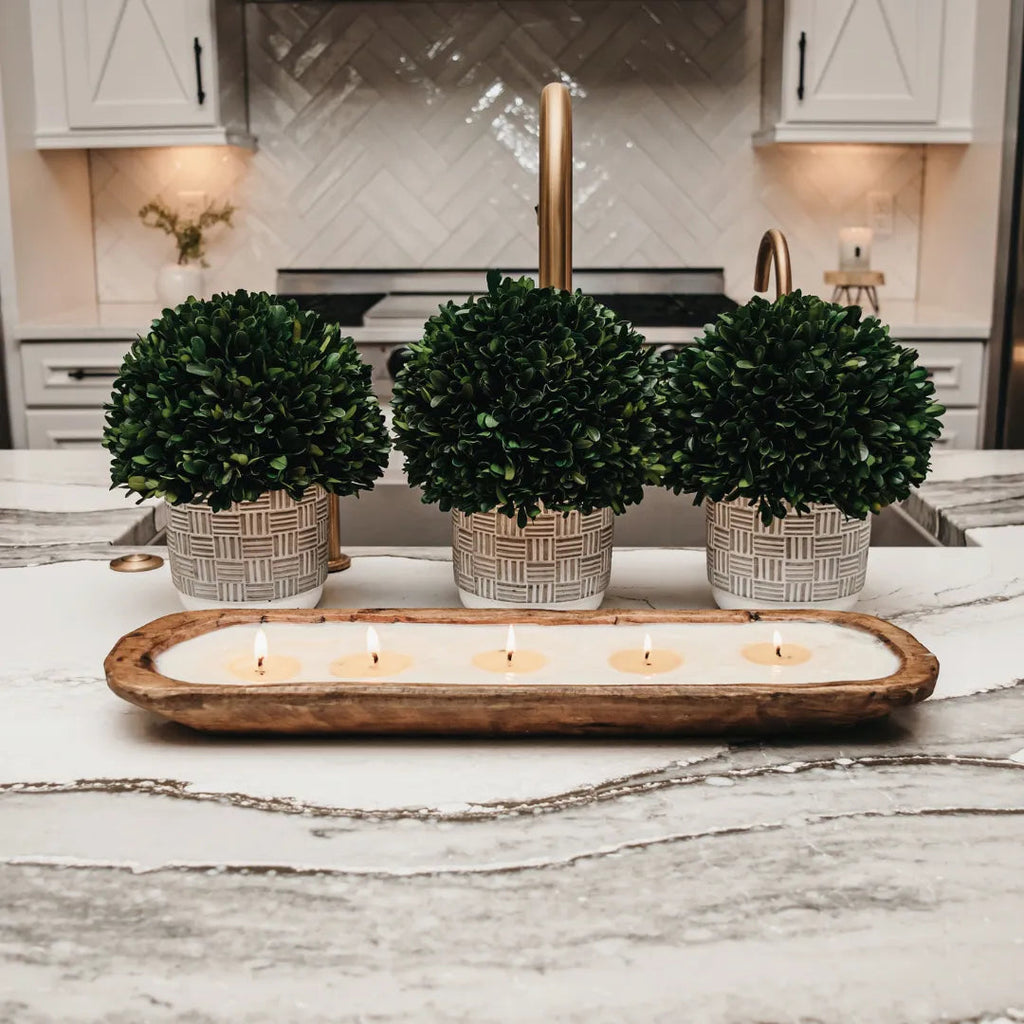 5-Wick Dough Bowl Soy Candle - Woodland Chateau