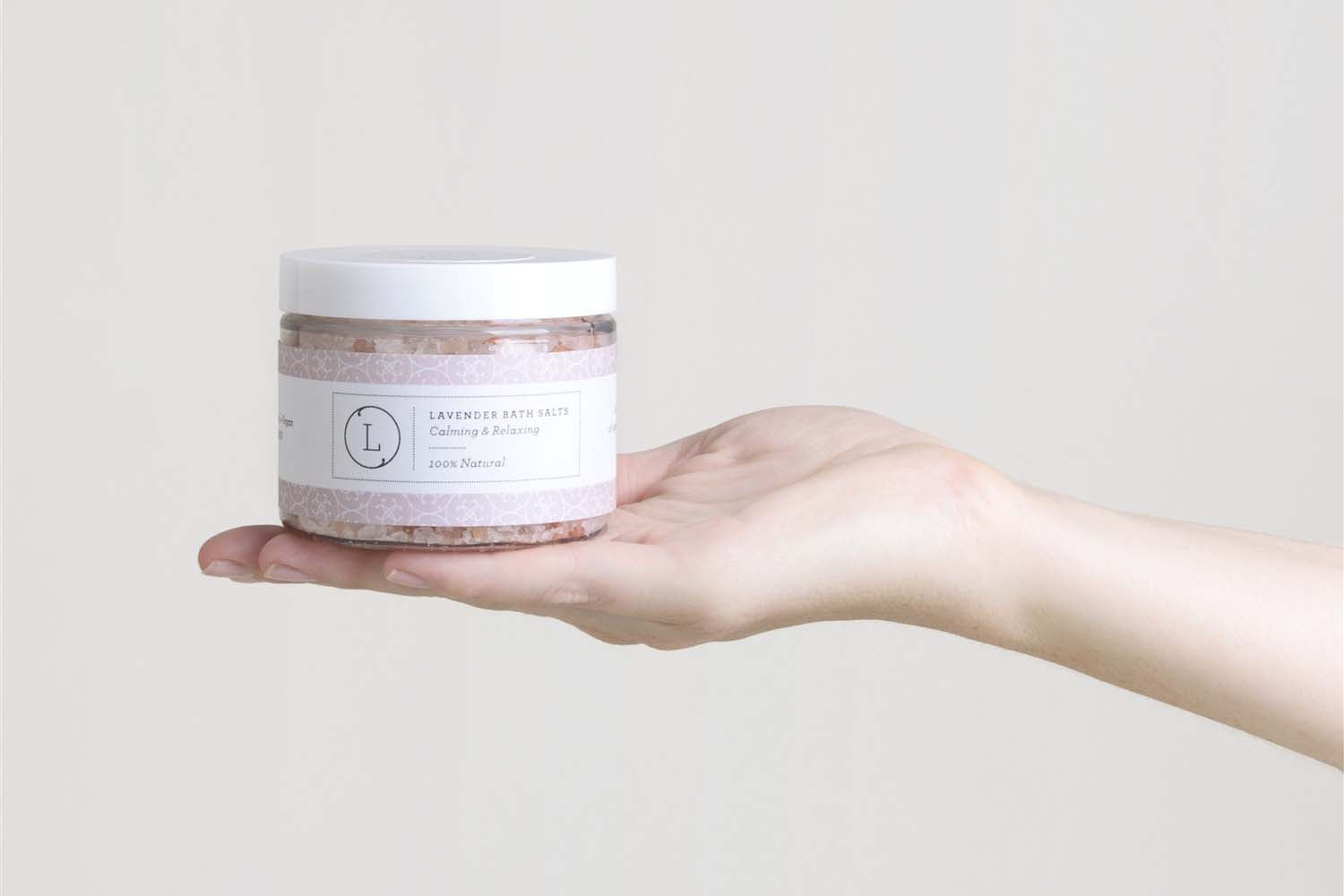 Lavender Natural Bath Salt Soak