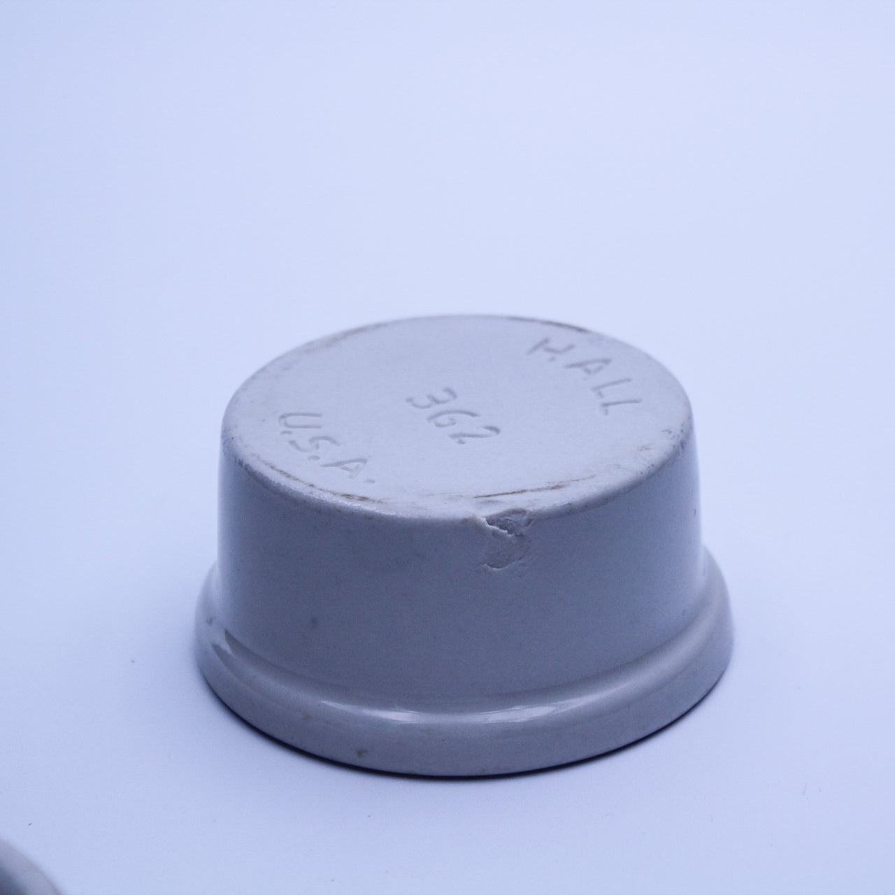 Vintage Hall China #362 White Ramekin Set of 3, 2.5oz, Used