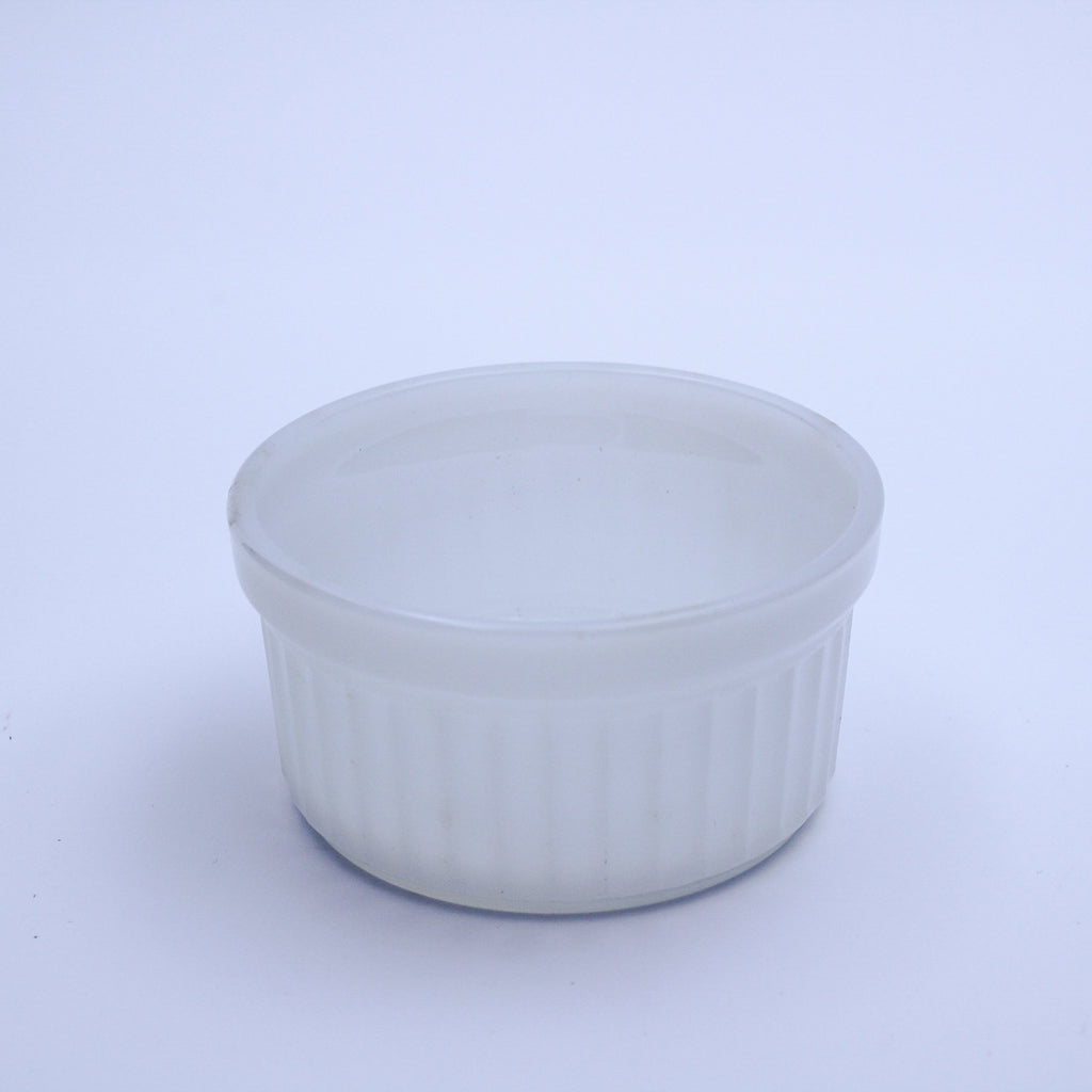 Vintage Fire‑King T434 White Milk Glass Ramekin Custard Cup, 1942