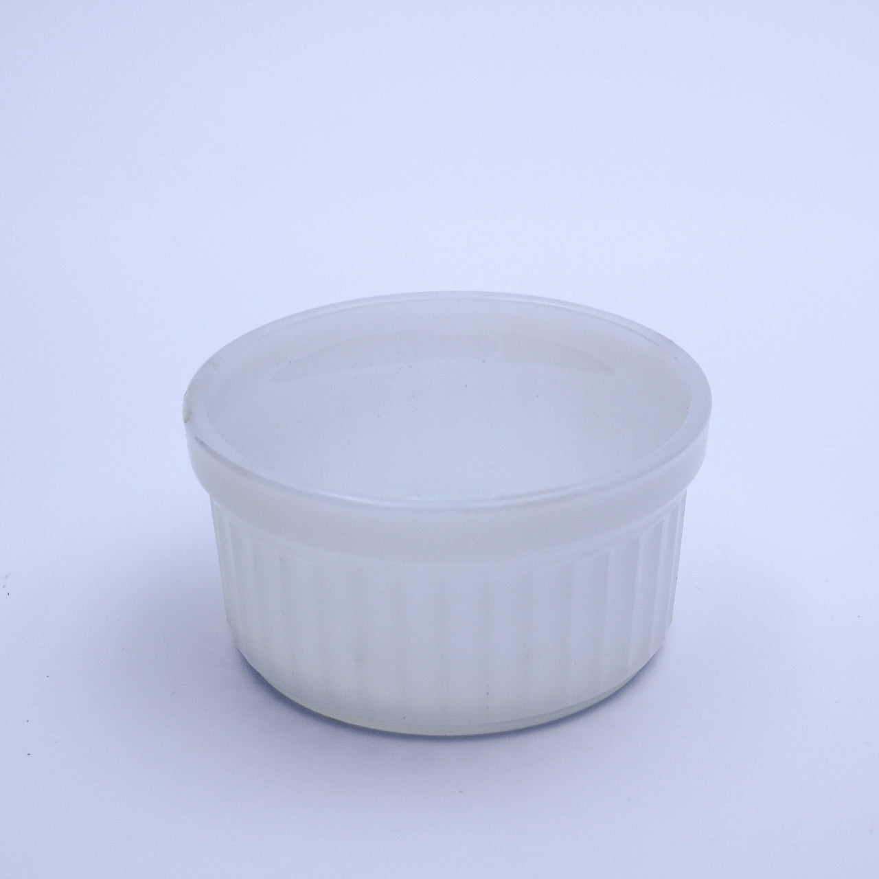 Vintage Fire‑King T434 White Milk Glass Ramekin Custard Cup, 1942
