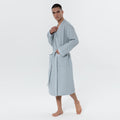 Men's Lightweight Kimono Waffle Spa Robe