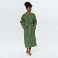 Women’s Lightweight Kimono Waffle Spa Robe