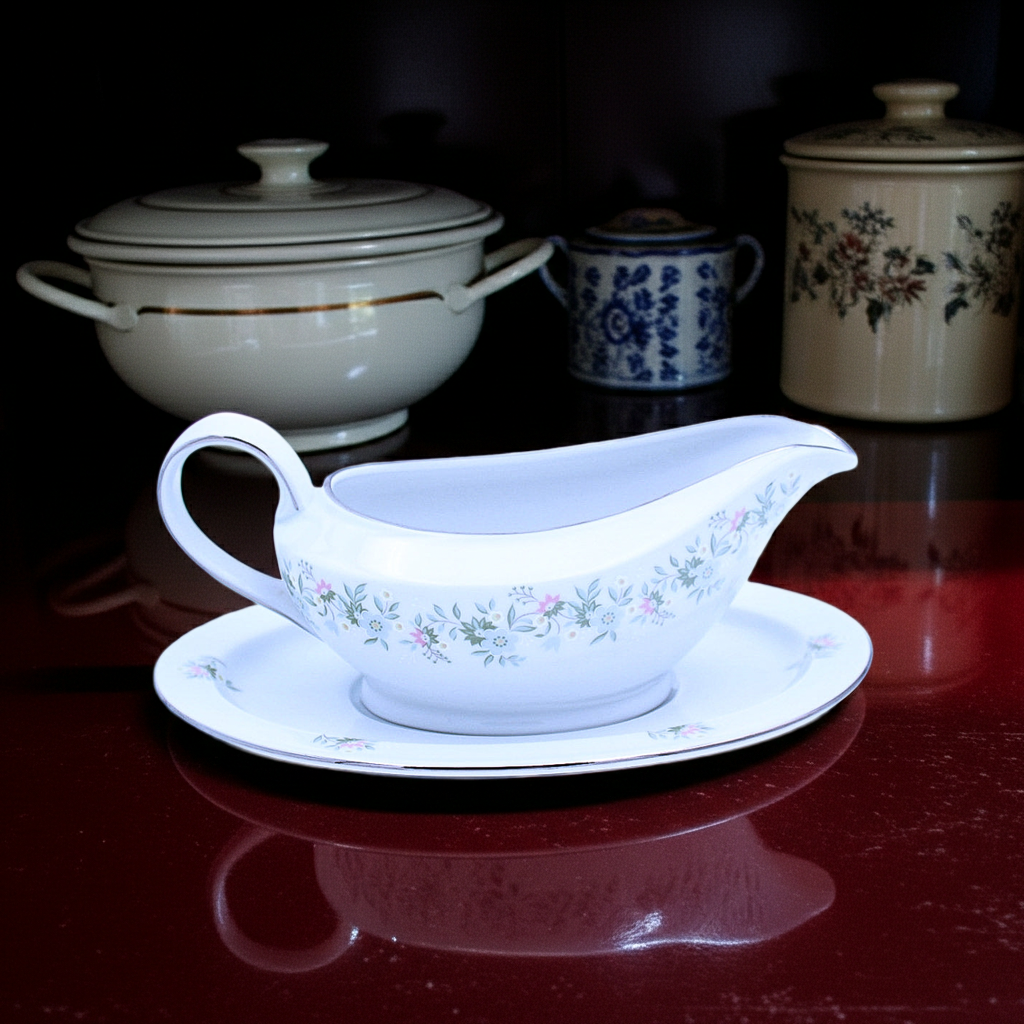 Johann Haviland Forever Spring Gravy Boat wit Plate