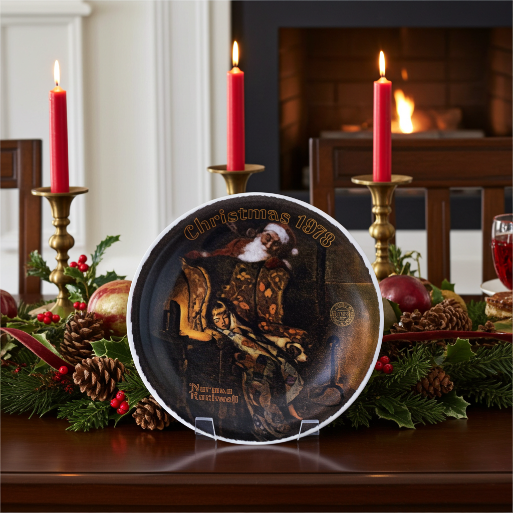 Norman Rockwell Plate – Christmas Dream – Knowles Heritage – COA & Box – 1978