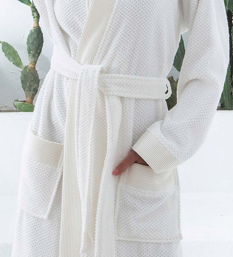Women’s Luxury Turkish Cotton Terry Kimono Bathrobe